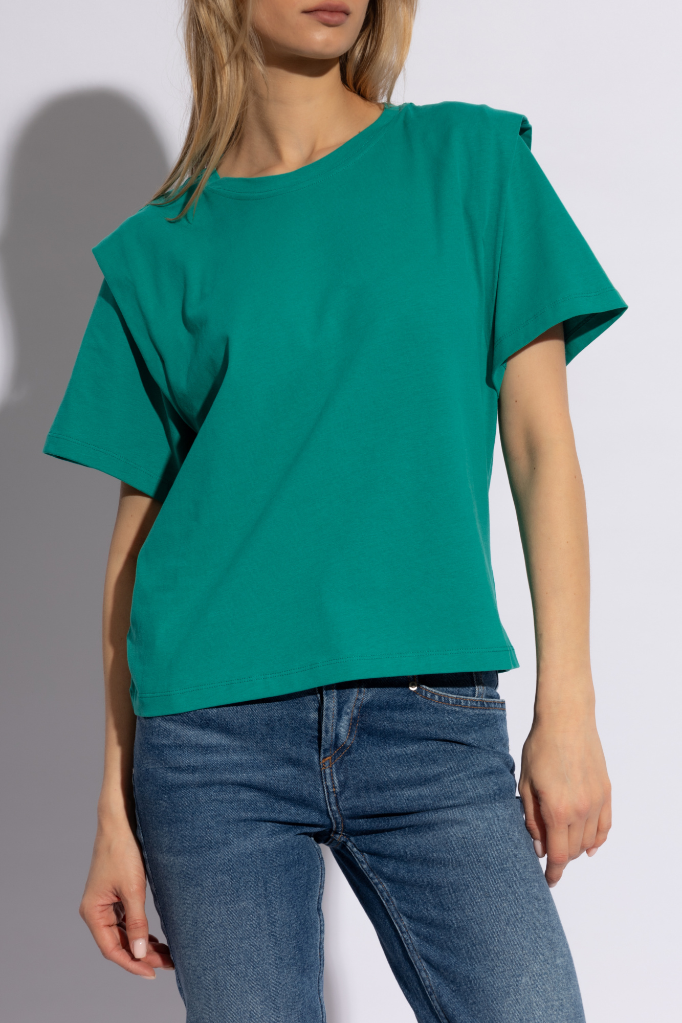 Tシャツ・カットソー ISABEL MARANT Woman T-Shirt Green TS0204FAA1N41I 67LK Green T - Chaussures shirt 'Zelitos' Isabel Marant